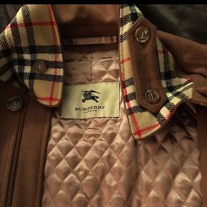 Burberry London Wool Coat EUC